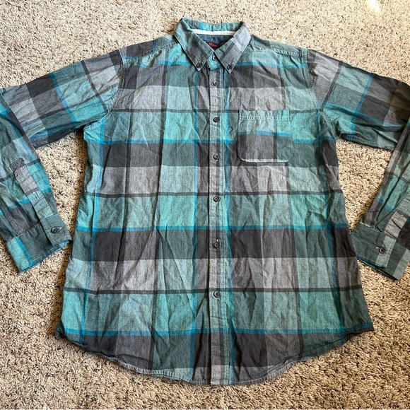 Stoic Button Down Shirt Medium Plaid - Picture 3 of 6